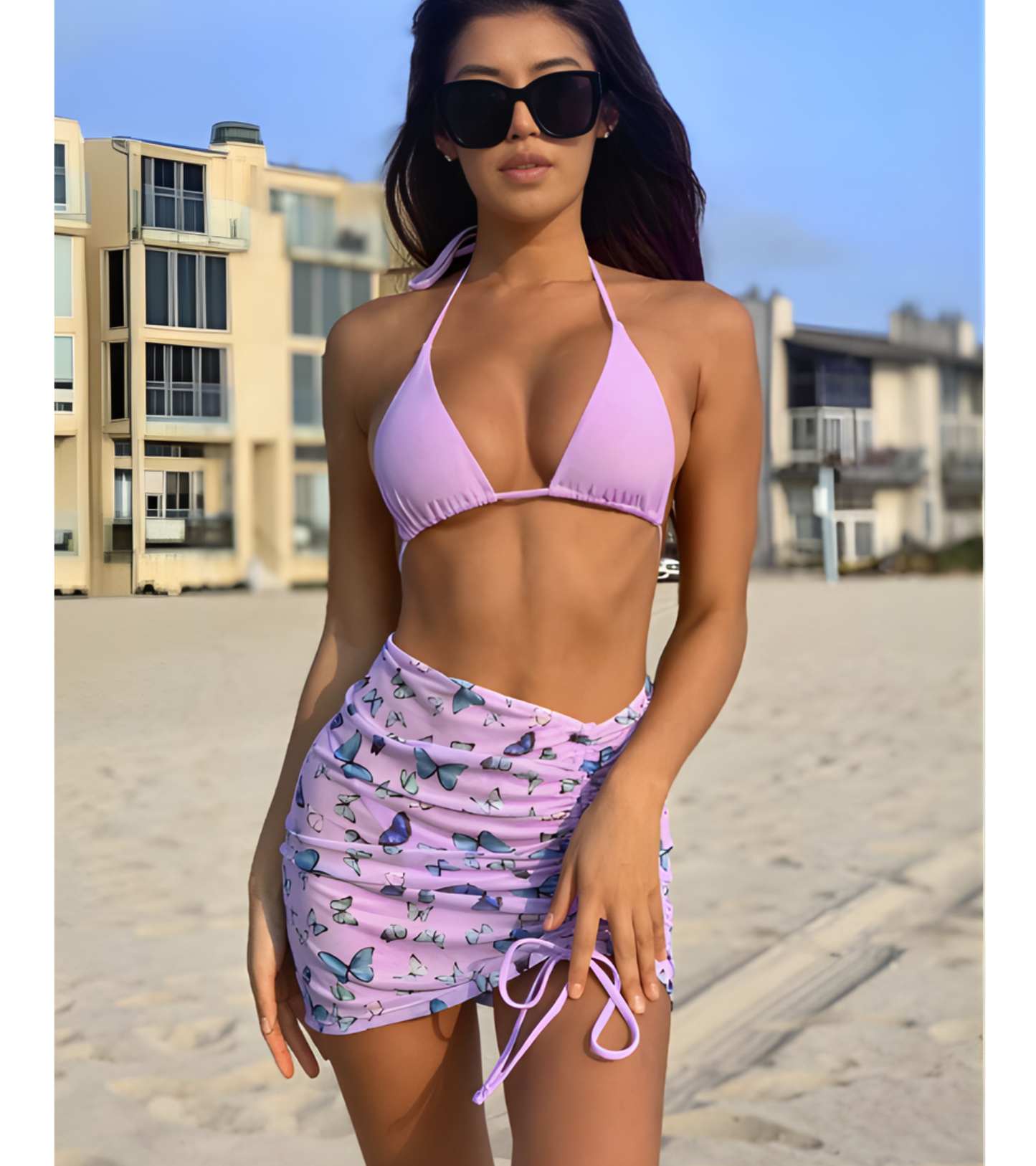 Bambi Three Piece - Purple