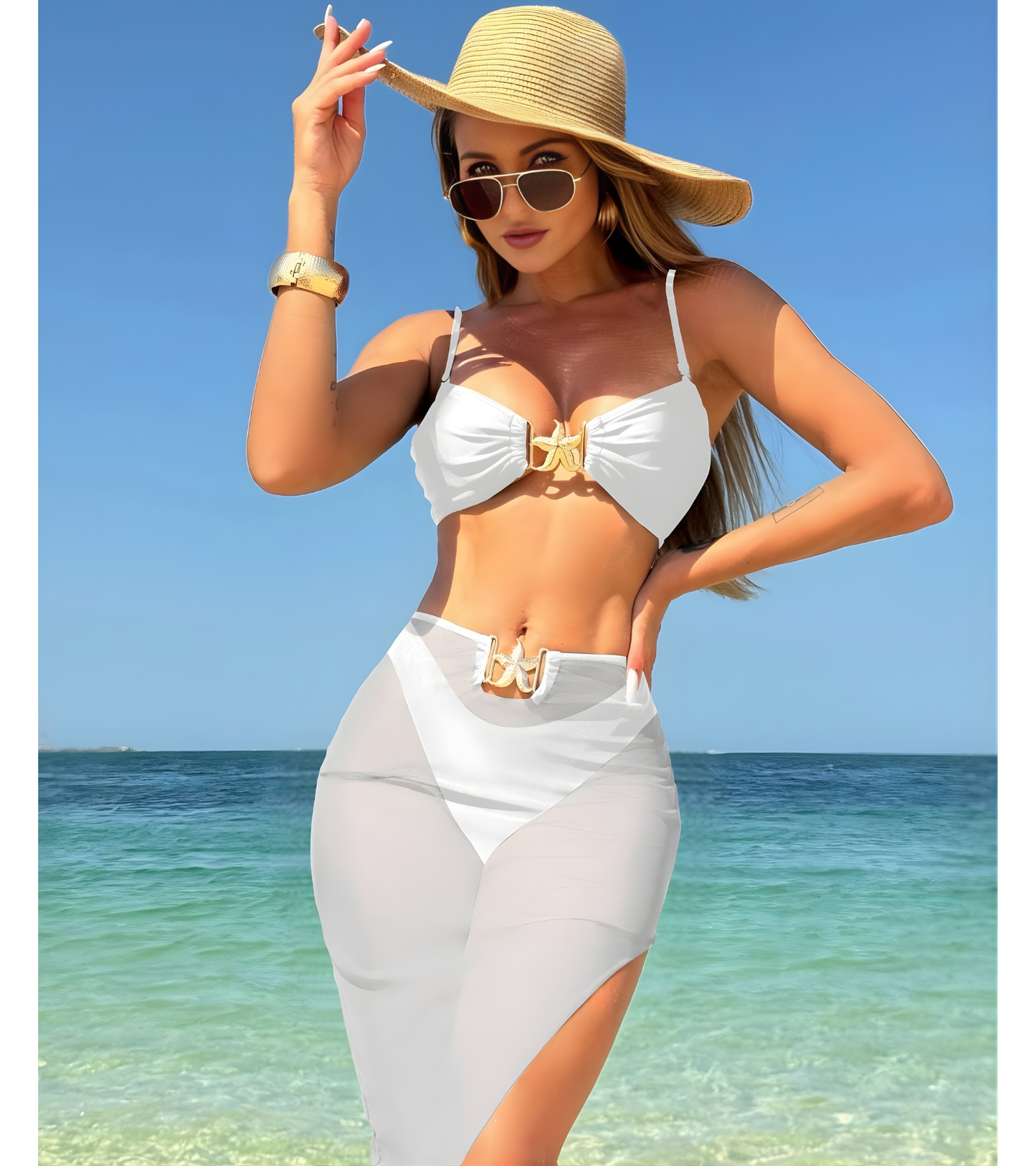 Josephine Three Piece - White